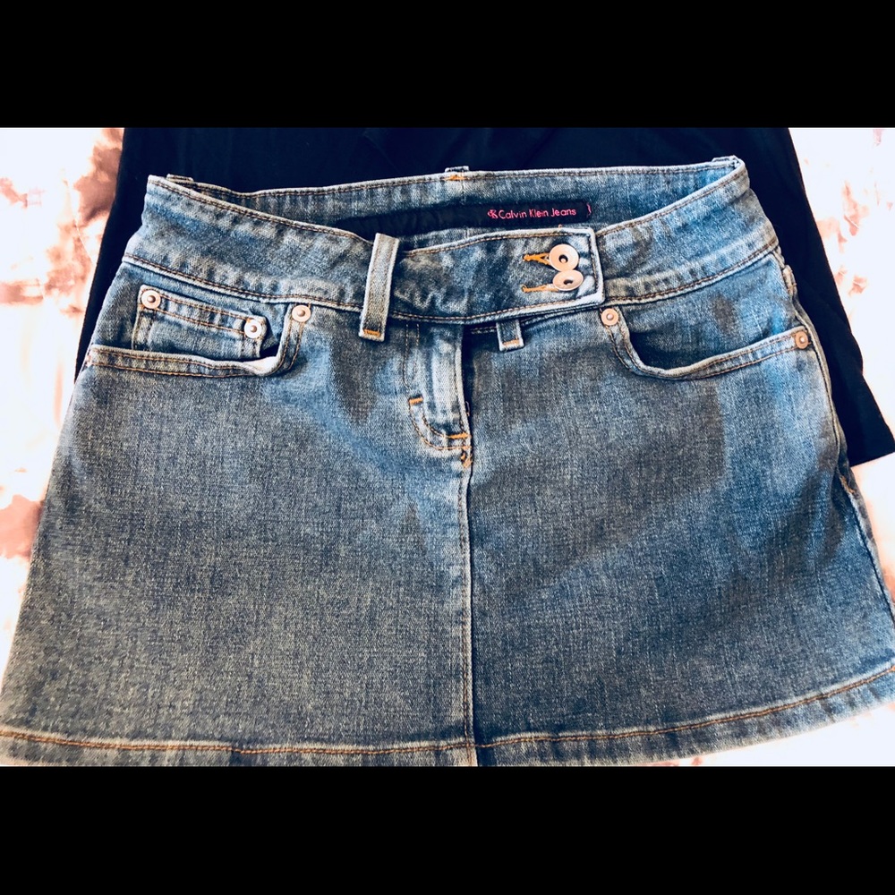 CALVIN KLEIN classic denim mini $30
